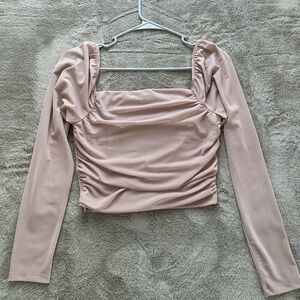 Light Pink Sheer Top